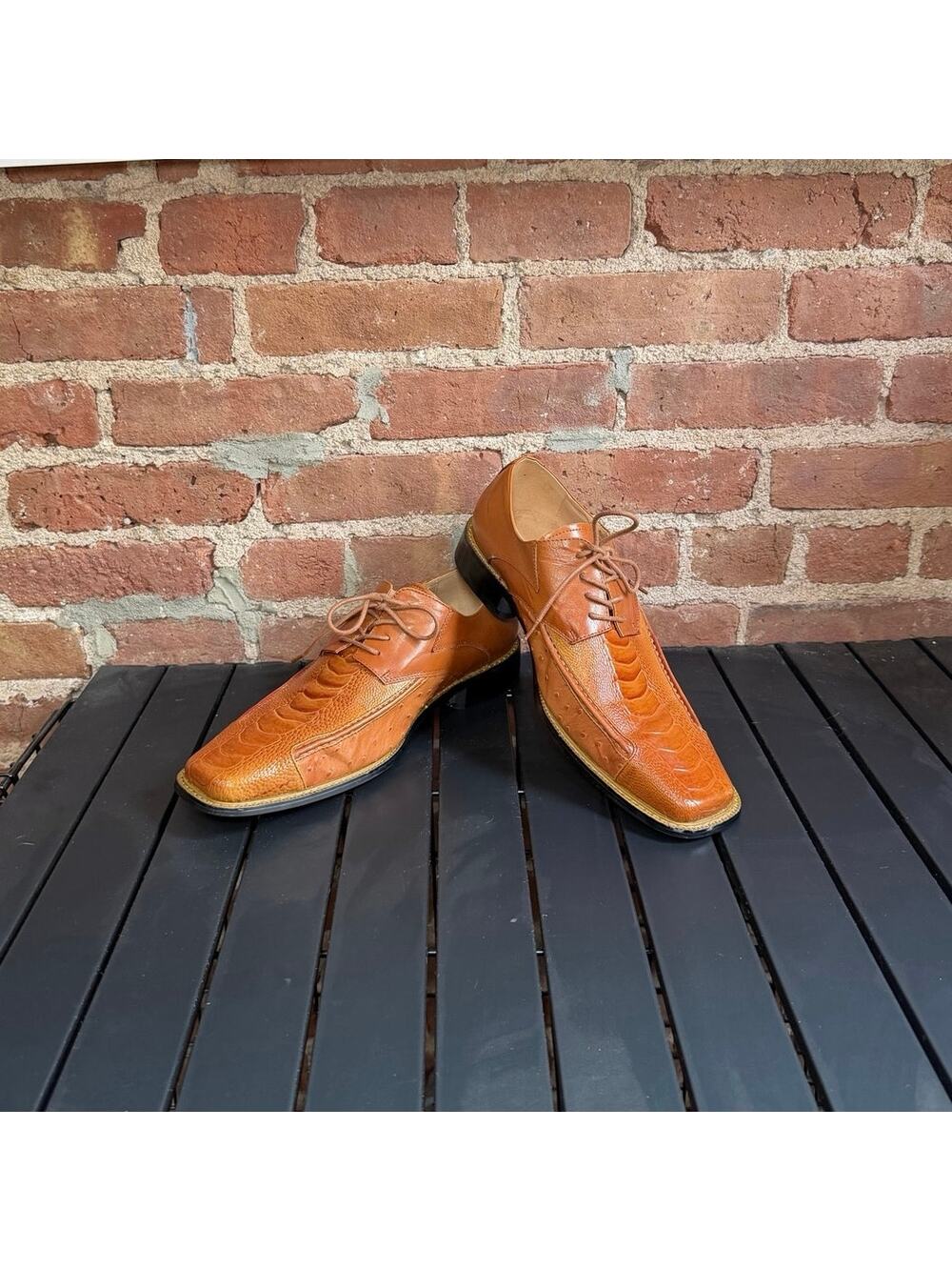 Stacy Adams Crocodile Oxford Shoes